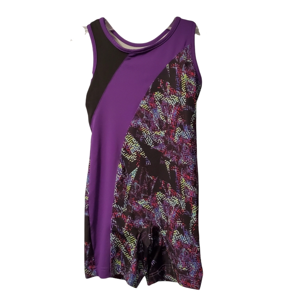 Danskin Now Girls Gymnastics Body Suit Small 6-6x